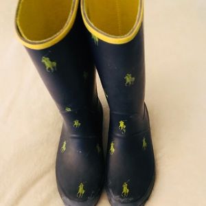 Children’s size 3 Polo Brand Rain Boots